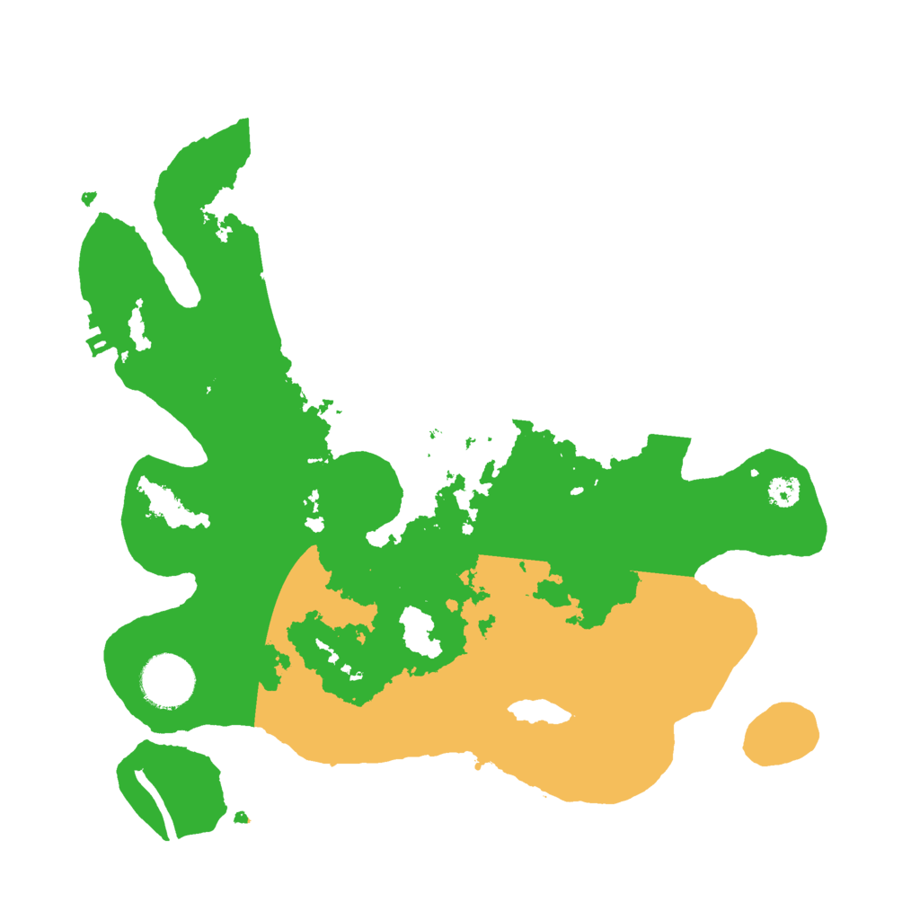 Biome Rust Map: Procedural Map, Size: 3000, Seed: 429833708