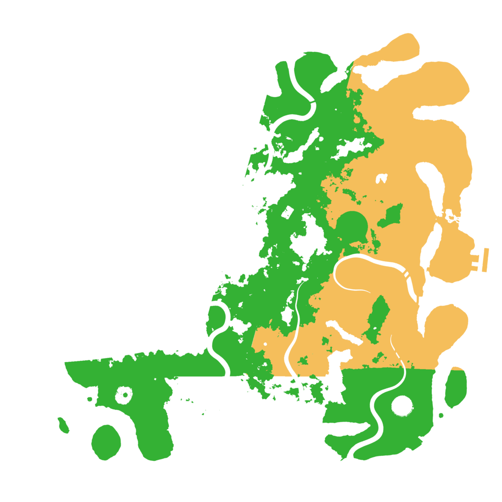 Biome Rust Map: Procedural Map, Size: 4250, Seed: 1378646986