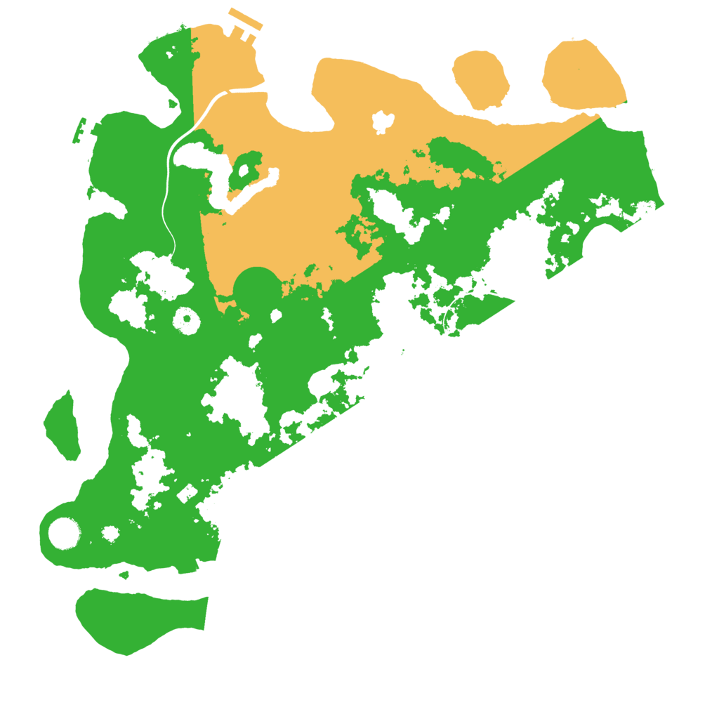 Biome Rust Map: Procedural Map, Size: 4000, Seed: 1055795628