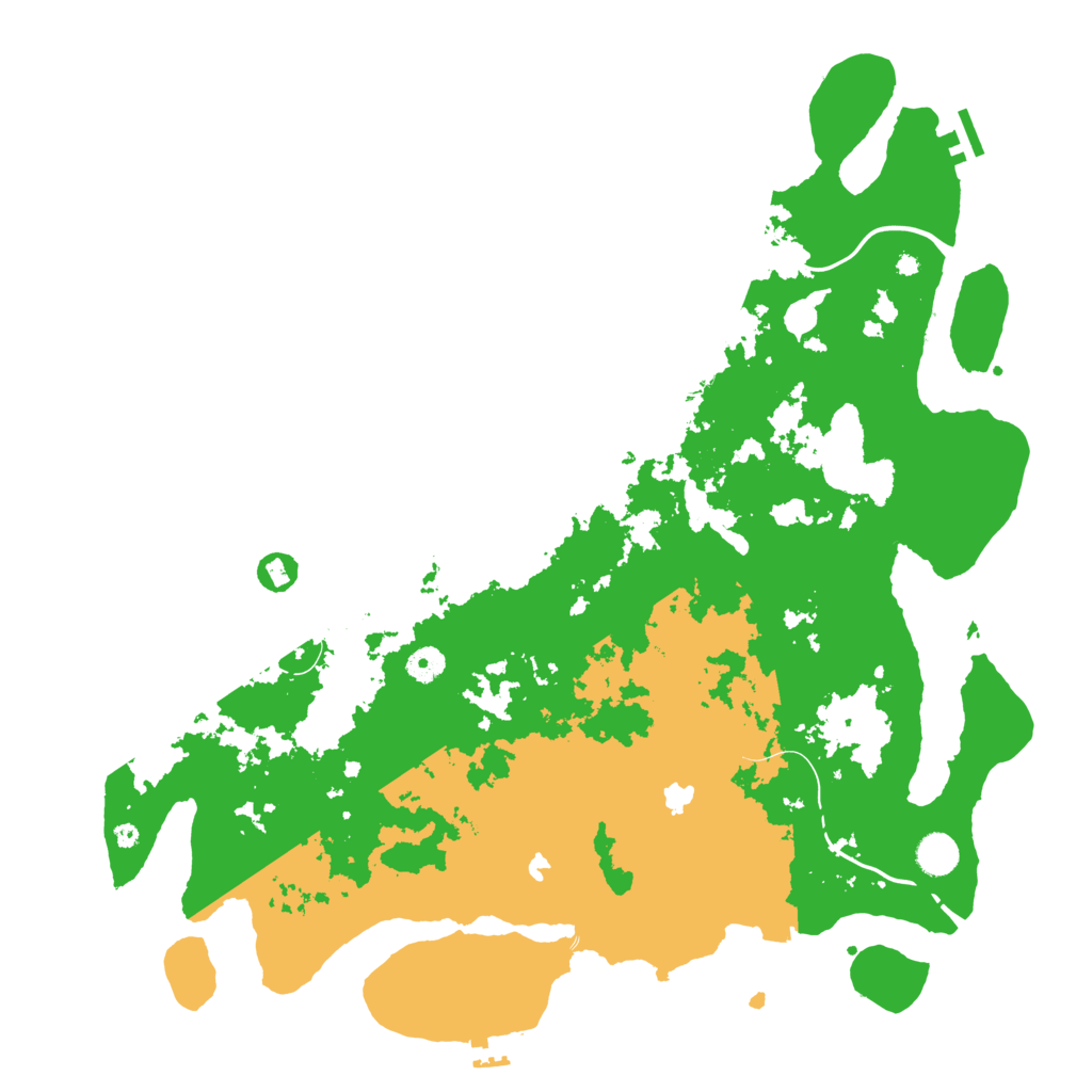 Biome Rust Map: Procedural Map, Size: 4500, Seed: 110181131