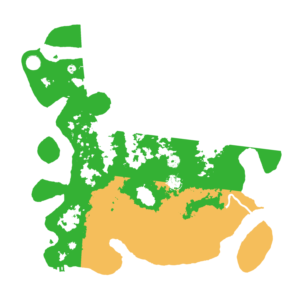 Biome Rust Map: Procedural Map, Size: 3600, Seed: 80872968