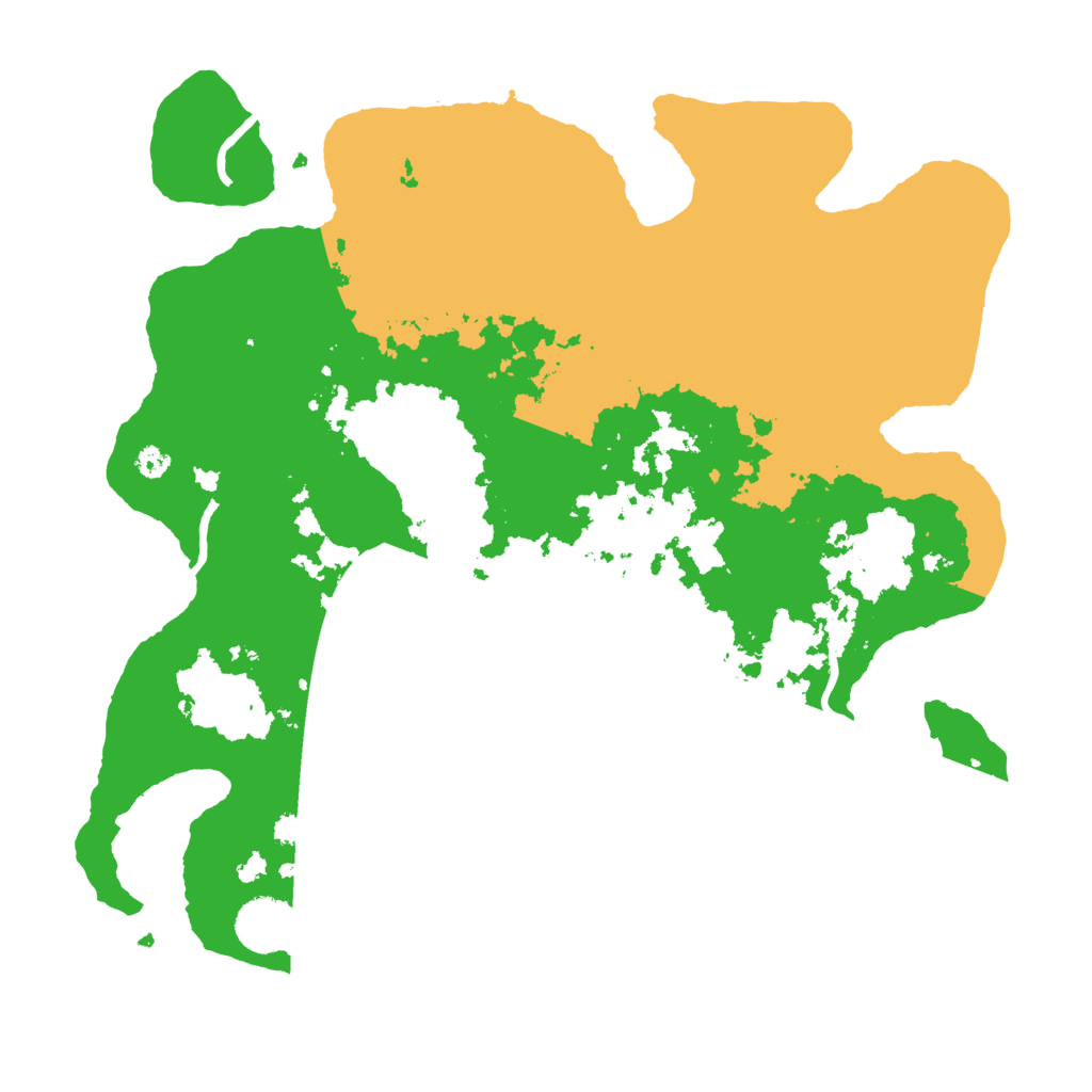 Biome Rust Map: Procedural Map, Size: 3500, Seed: 47130860