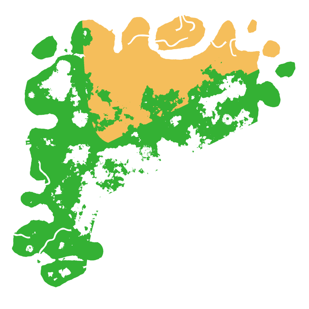Biome Rust Map: Procedural Map, Size: 4500, Seed: 718013059