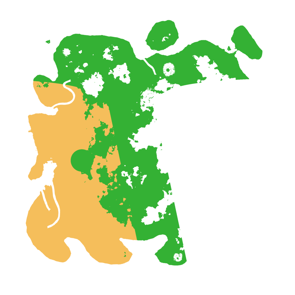 Biome Rust Map: Procedural Map, Size: 3500, Seed: 236170921