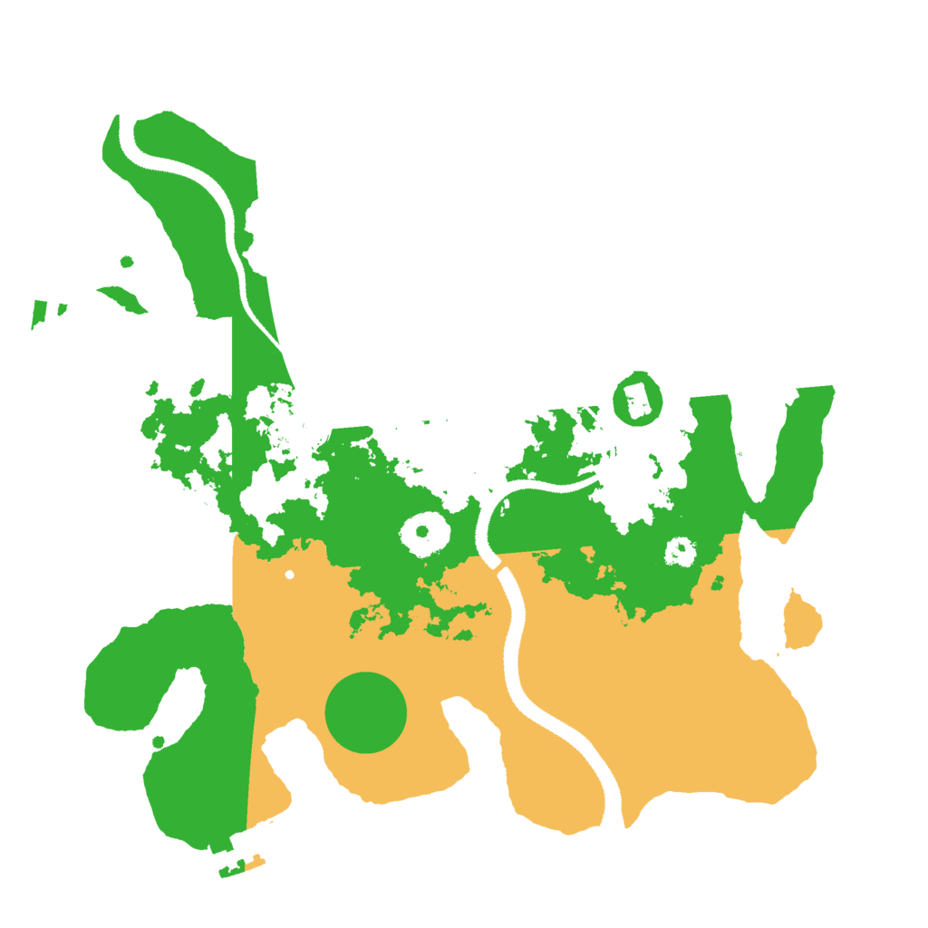 Biome Rust Map: Procedural Map, Size: 3000, Seed: 57583
