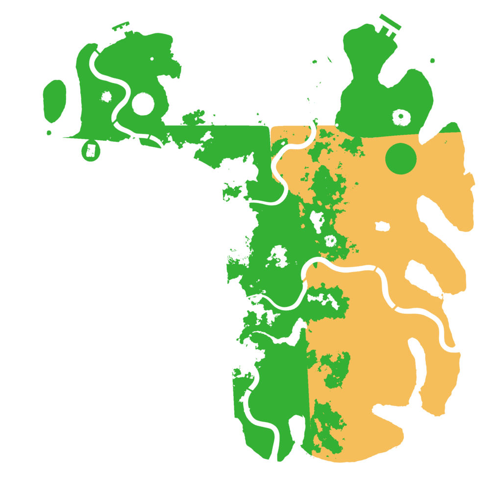 Biome Rust Map: Procedural Map, Size: 4250, Seed: 5768275