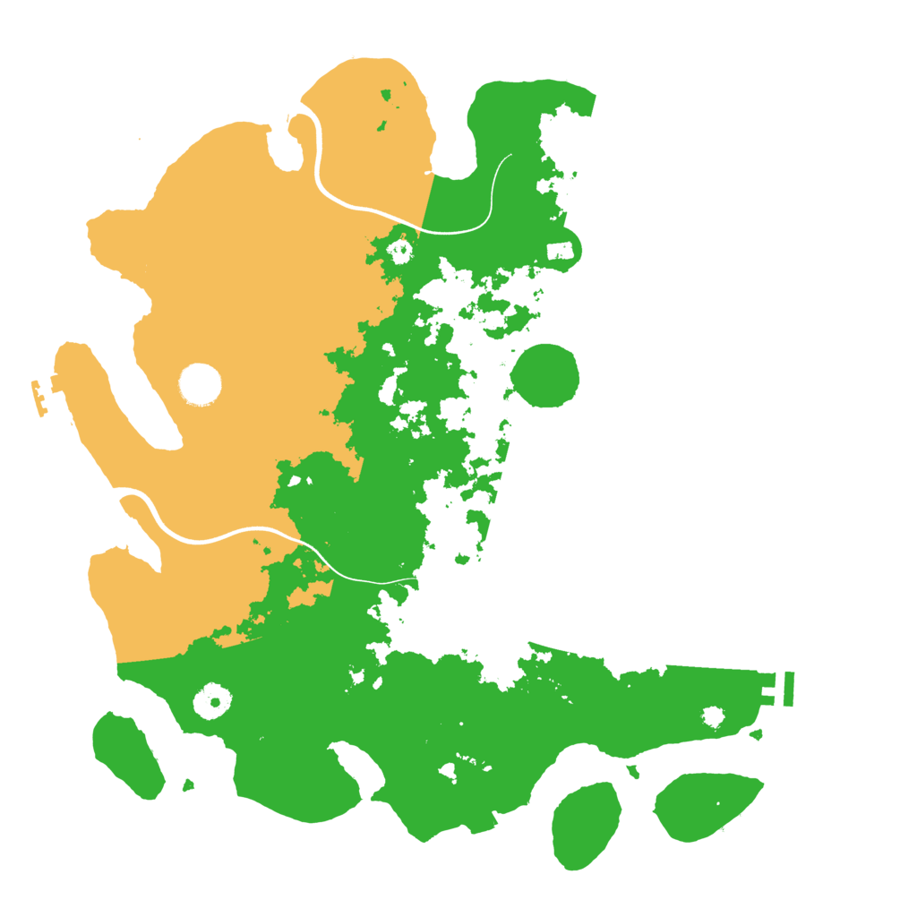 Biome Rust Map: Procedural Map, Size: 3800, Seed: 697525246
