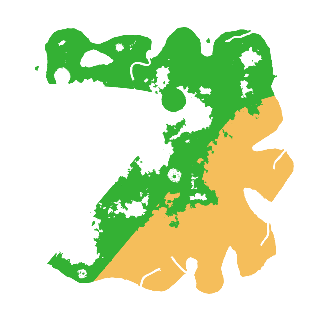 Biome Rust Map: Procedural Map, Size: 3500, Seed: 68331079