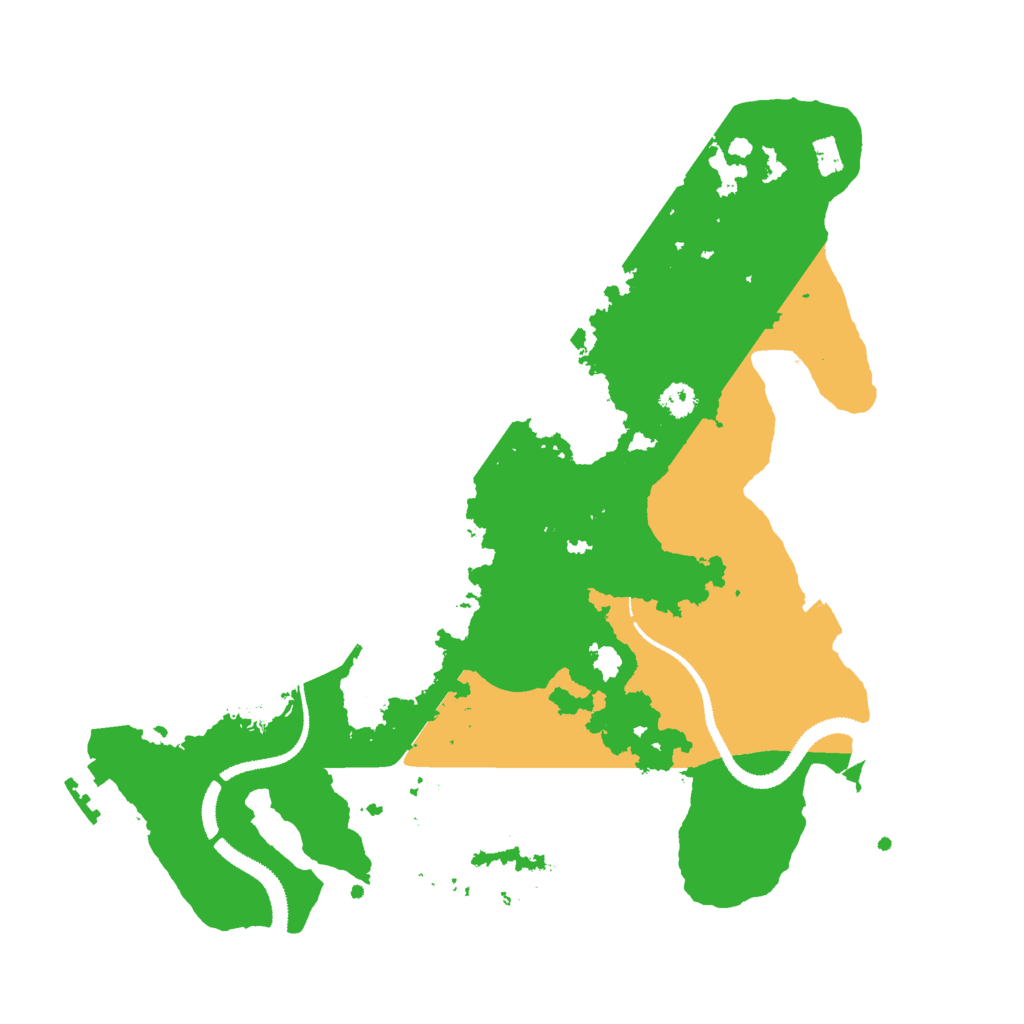 Biome Rust Map: Procedural Map, Size: 3000, Seed: 1980945556