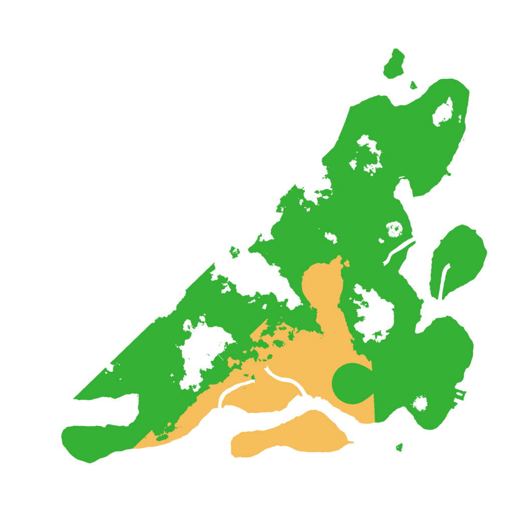 Biome Rust Map: Procedural Map, Size: 3300, Seed: 1119140395