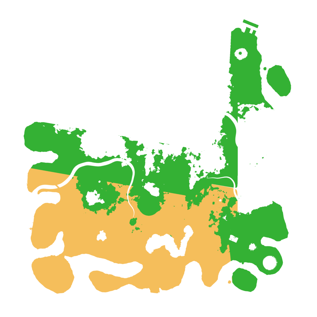 Biome Rust Map: Procedural Map, Size: 4000, Seed: 279584569