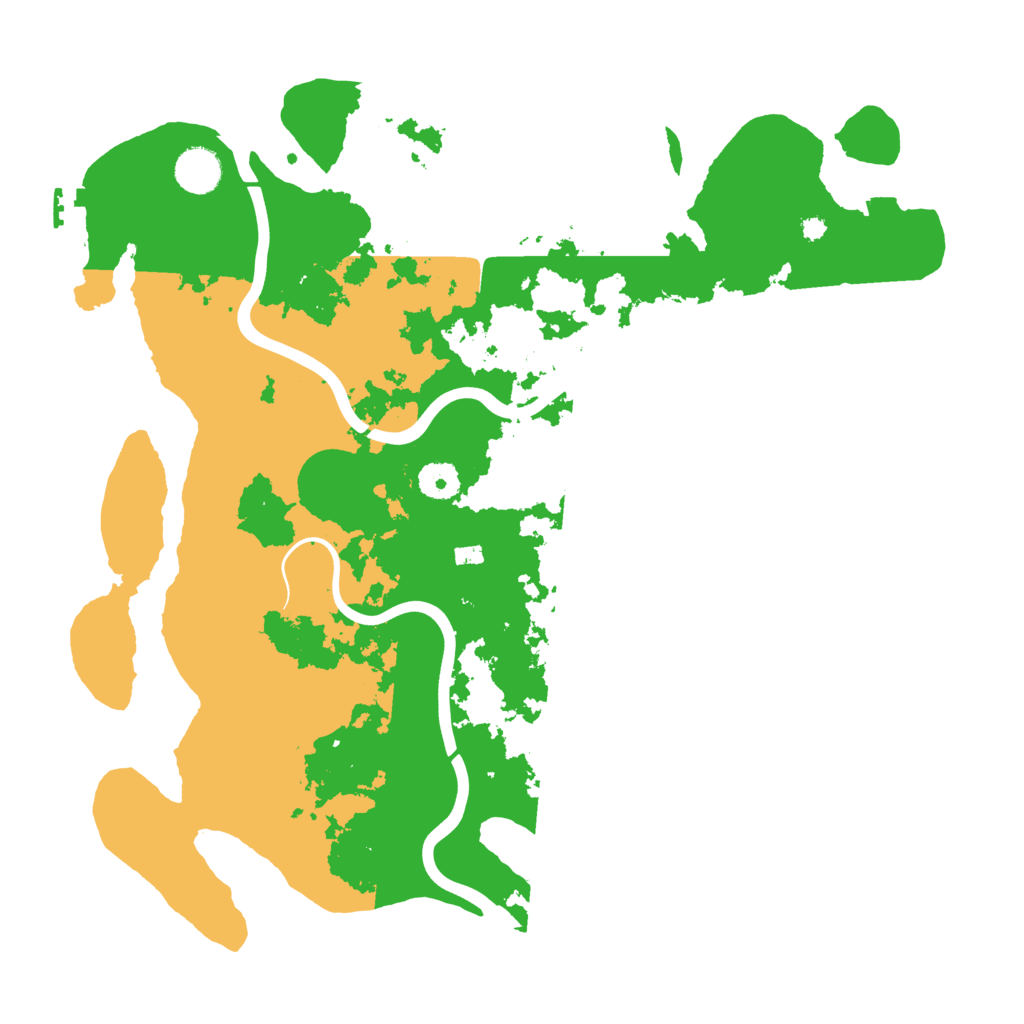 Biome Rust Map: Procedural Map, Size: 3900, Seed: 56370022