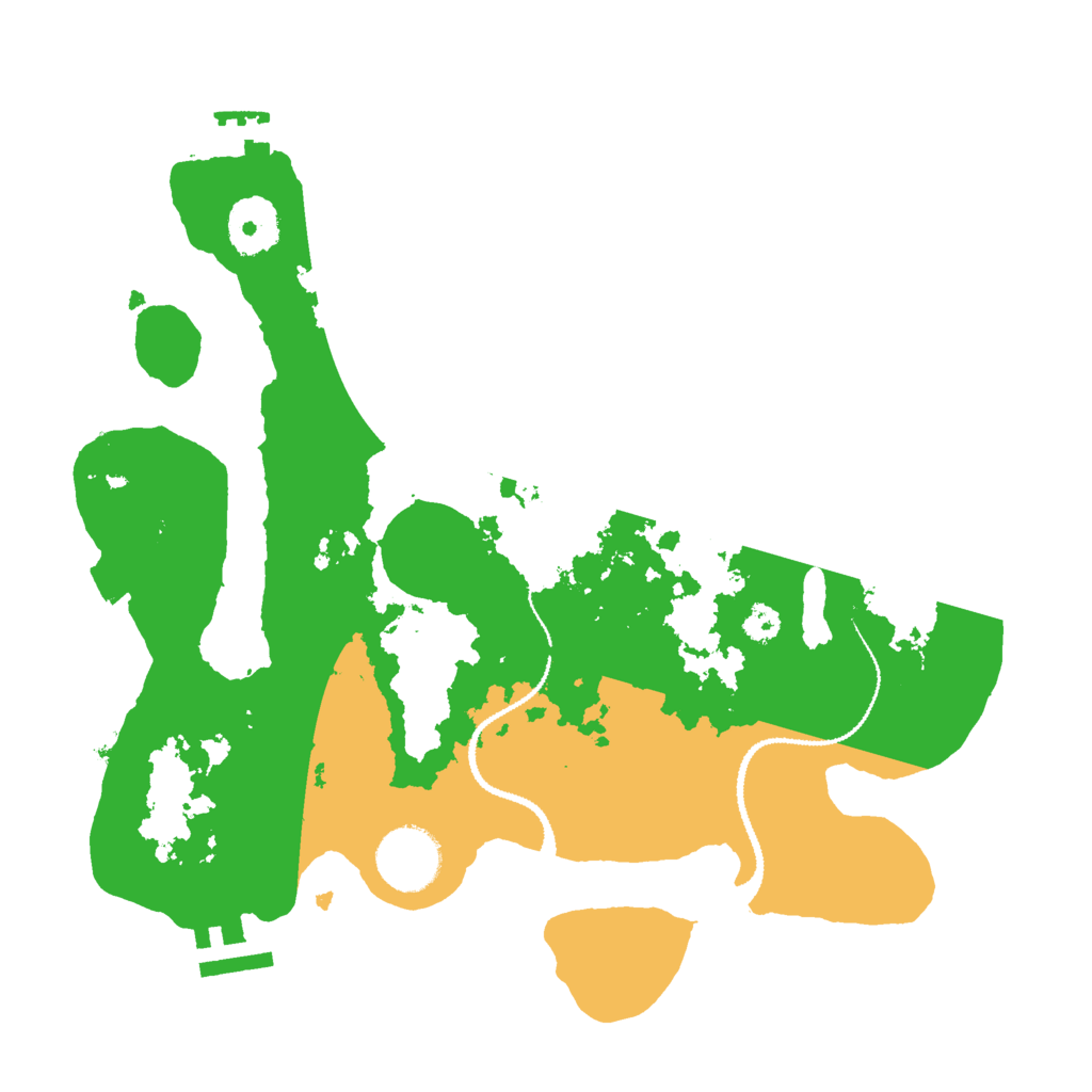 Biome Rust Map: Procedural Map, Size: 3000, Seed: 661222179