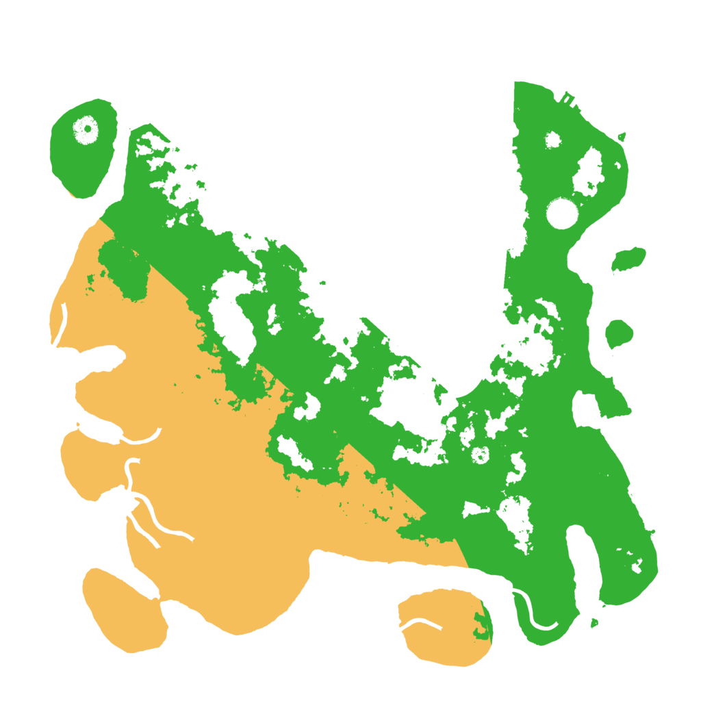 Biome Rust Map: Procedural Map, Size: 3950, Seed: 72535374