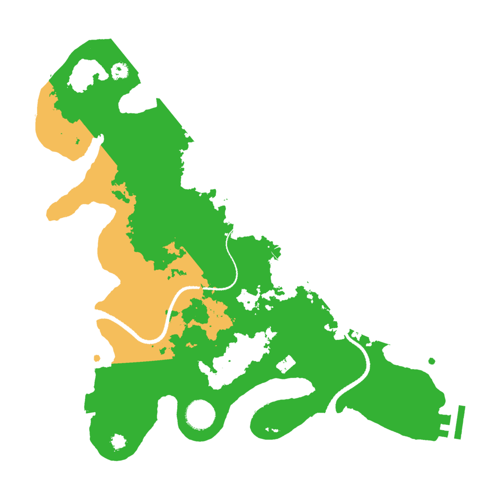Biome Rust Map: Procedural Map, Size: 3000, Seed: 931094810