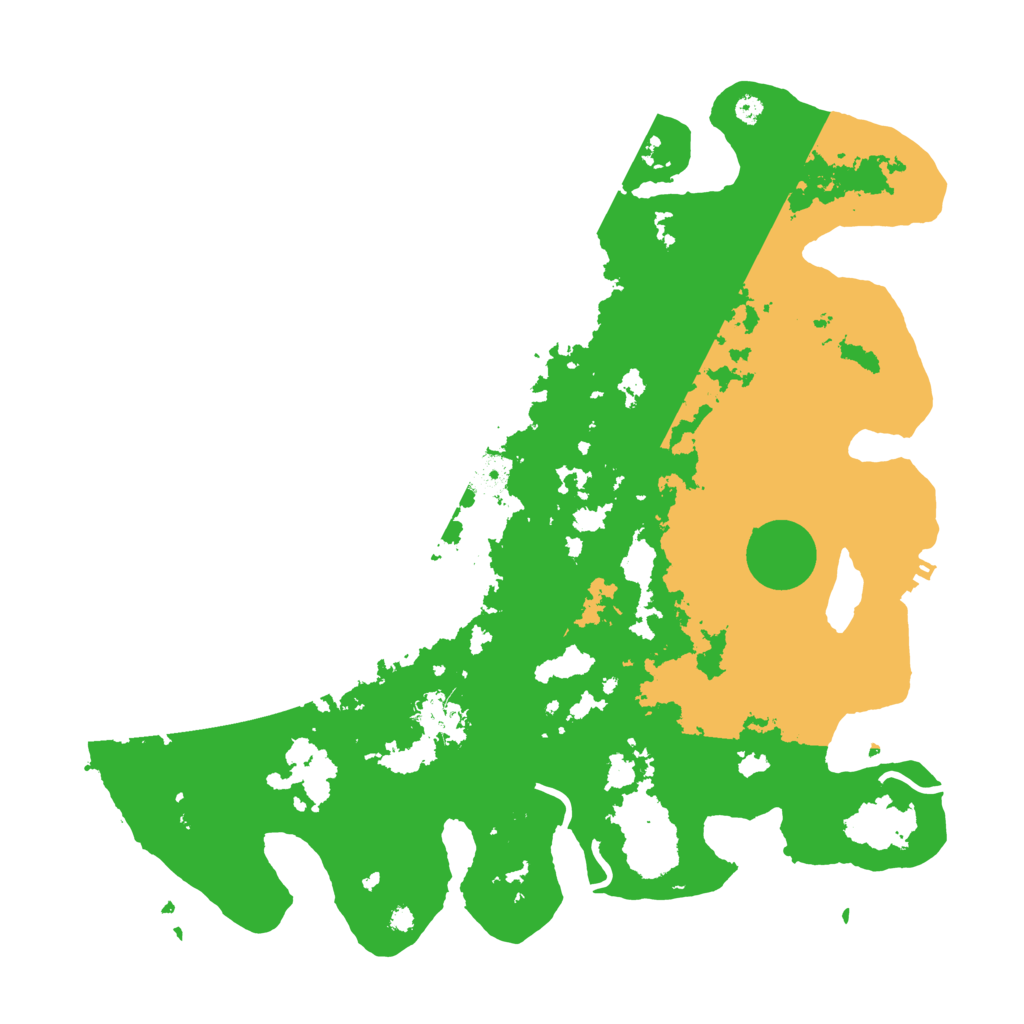 Biome Rust Map: Procedural Map, Size: 3850, Seed: 62580207