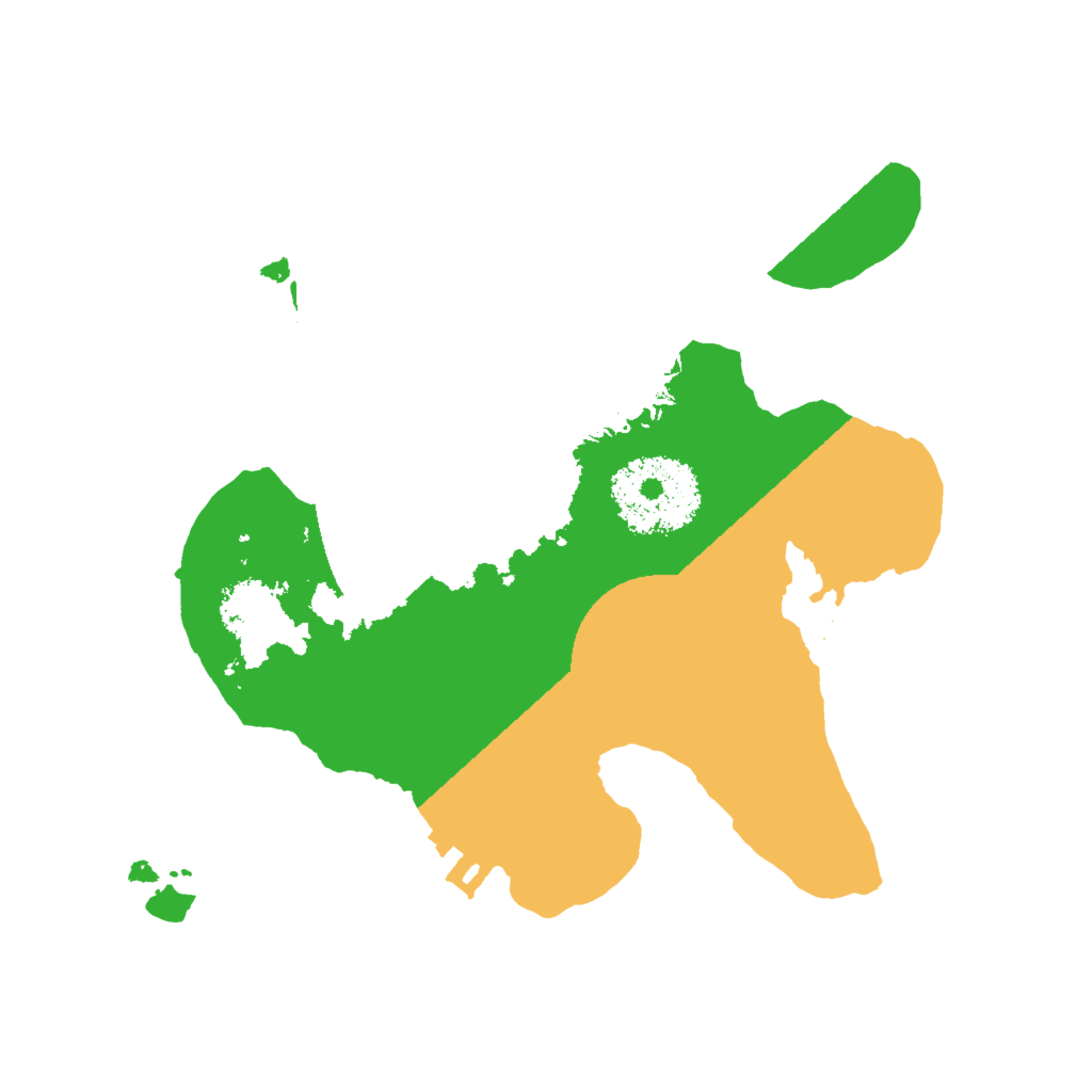 Biome Rust Map: Procedural Map, Size: 2000, Seed: 64853161