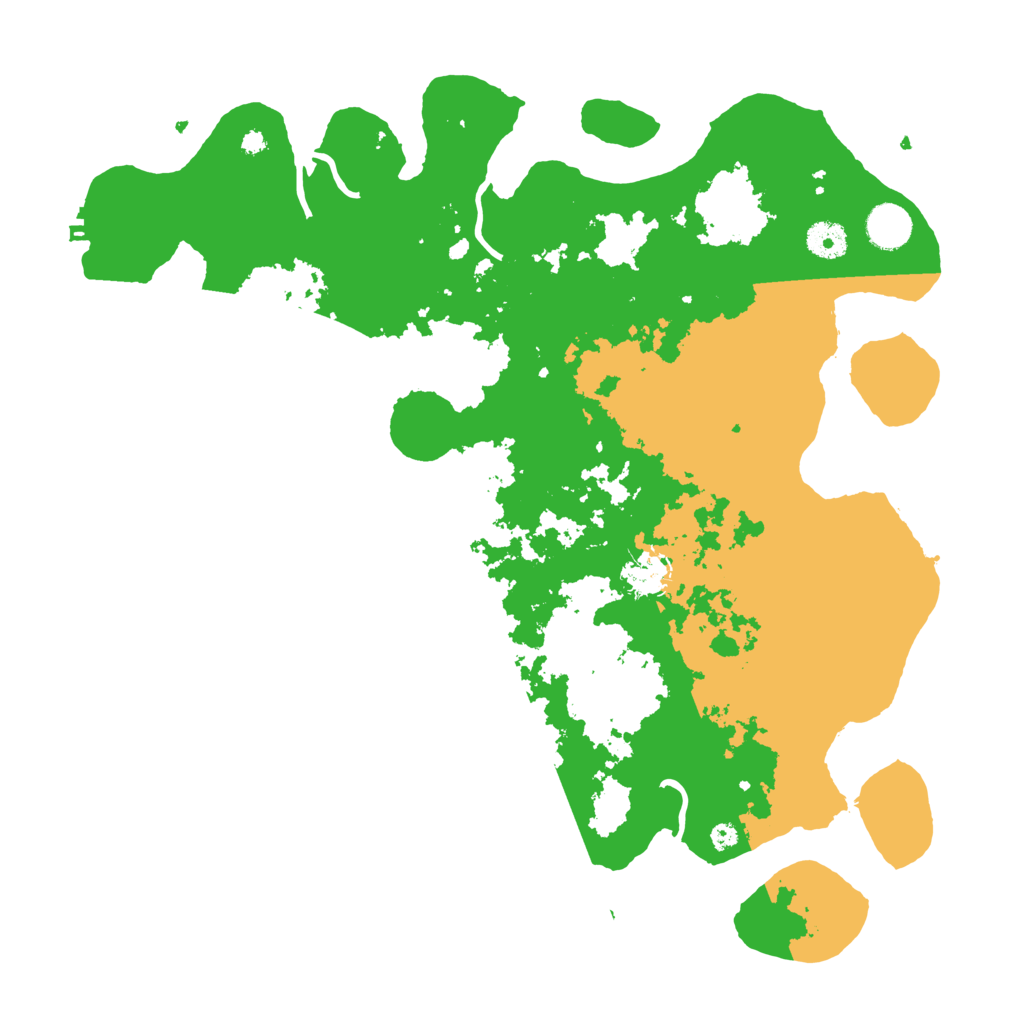 Biome Rust Map: Procedural Map, Size: 3950, Seed: 31134825
