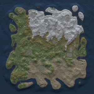 Thumbnail Rust Map: Procedural Map, Size: 4500, Seed: 1999215836, 18 Monuments