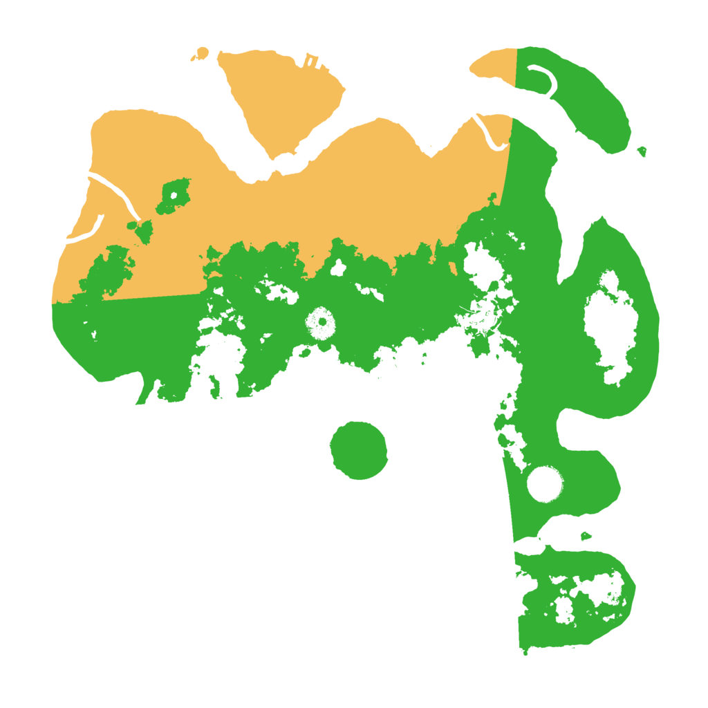 Biome Rust Map: Procedural Map, Size: 3500, Seed: 930119717