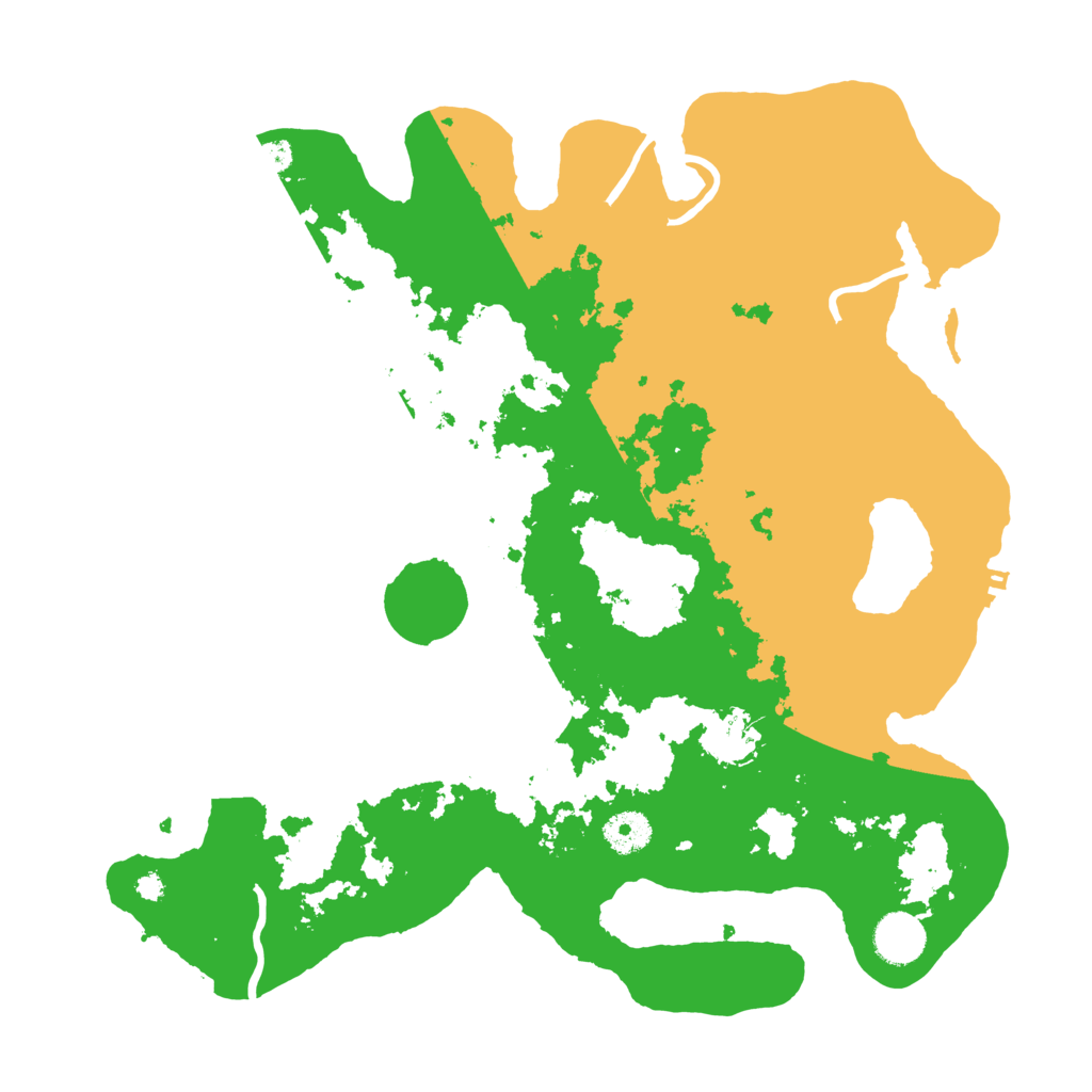 Biome Rust Map: Procedural Map, Size: 3700, Seed: 47892331
