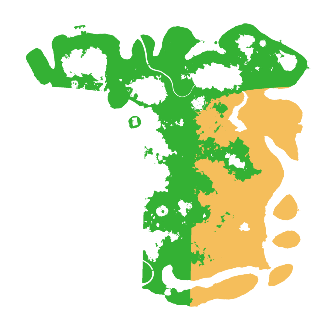 Biome Rust Map: Procedural Map, Size: 4300, Seed: 24265833