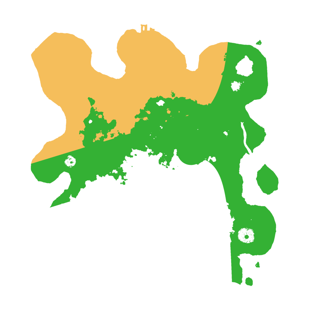 Biome Rust Map: Procedural Map, Size: 3000, Seed: 36276