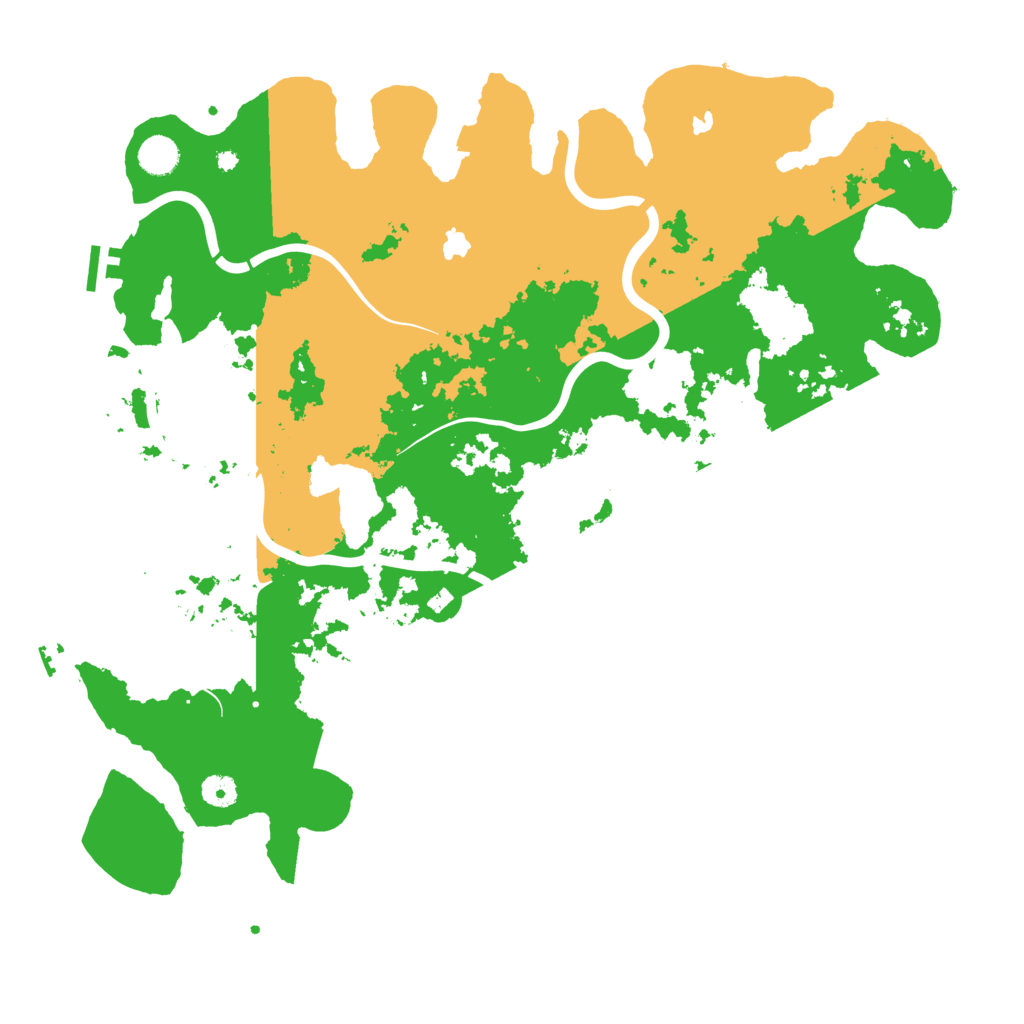 Biome Rust Map: Procedural Map, Size: 4500, Seed: 1200304392