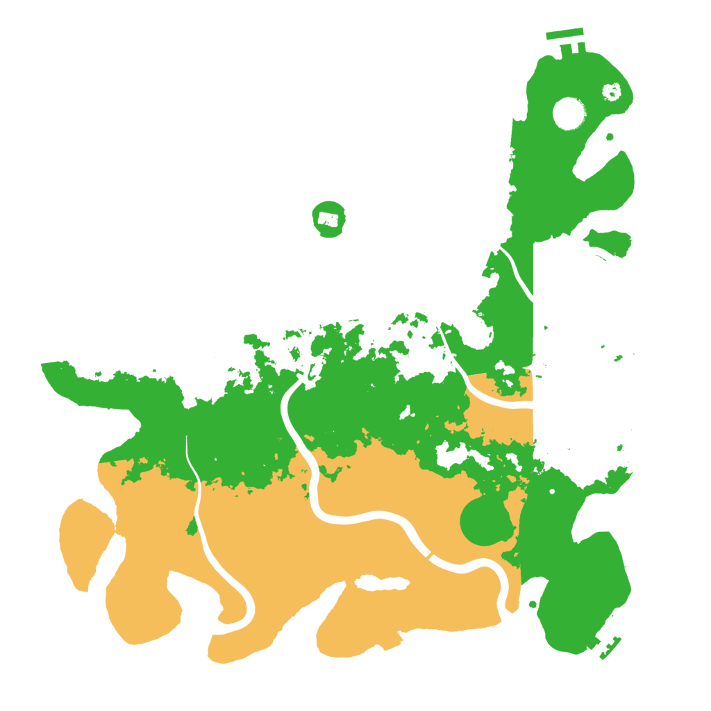 Biome Rust Map: Procedural Map, Size: 3850, Seed: 16578716