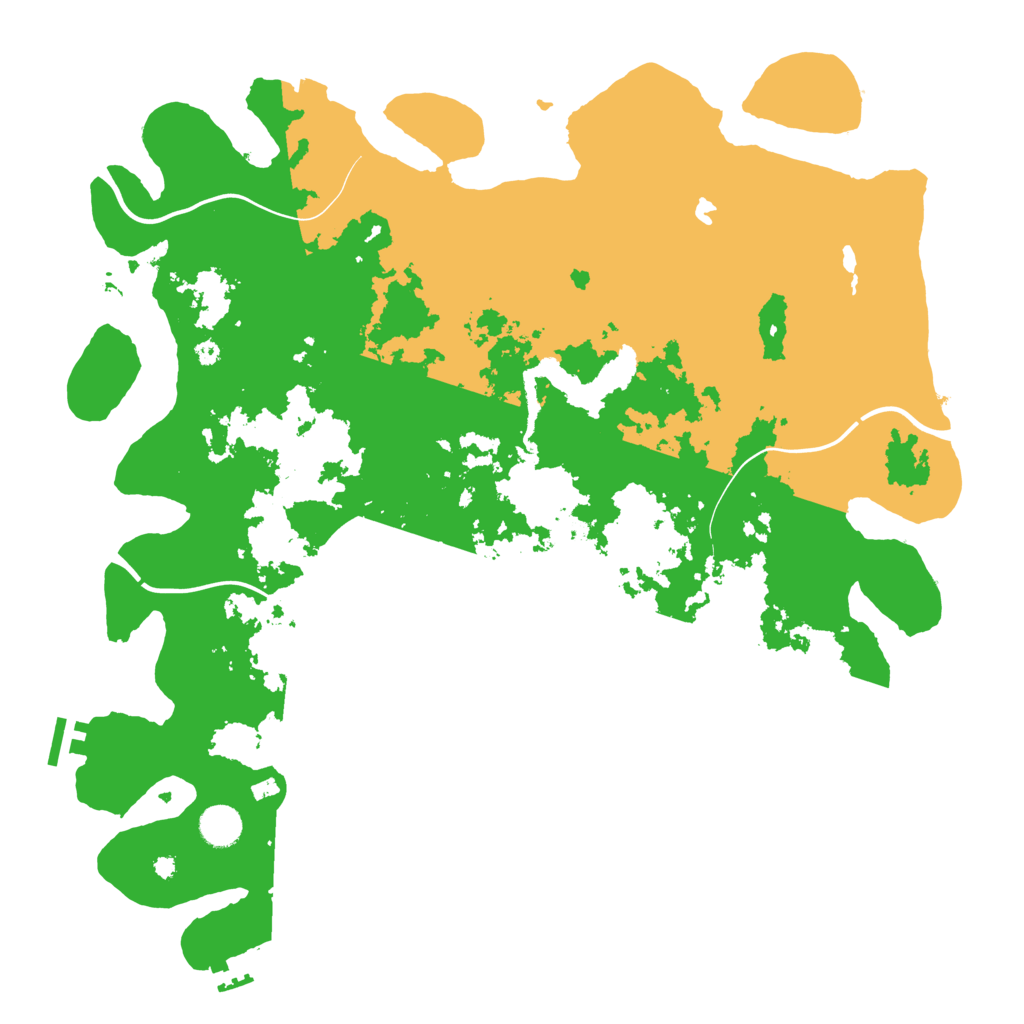 Biome Rust Map: Procedural Map, Size: 4250, Seed: 366587137
