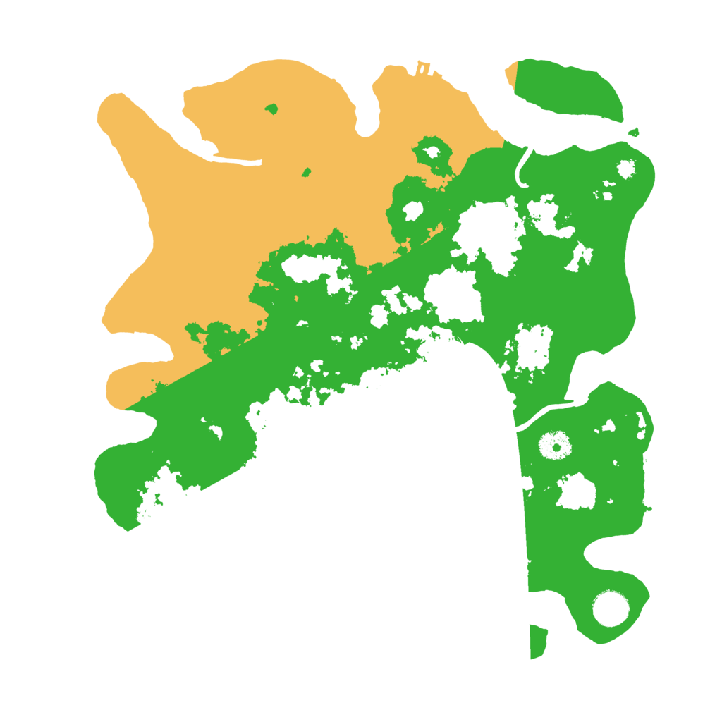Biome Rust Map: Procedural Map, Size: 3550, Seed: 84741080