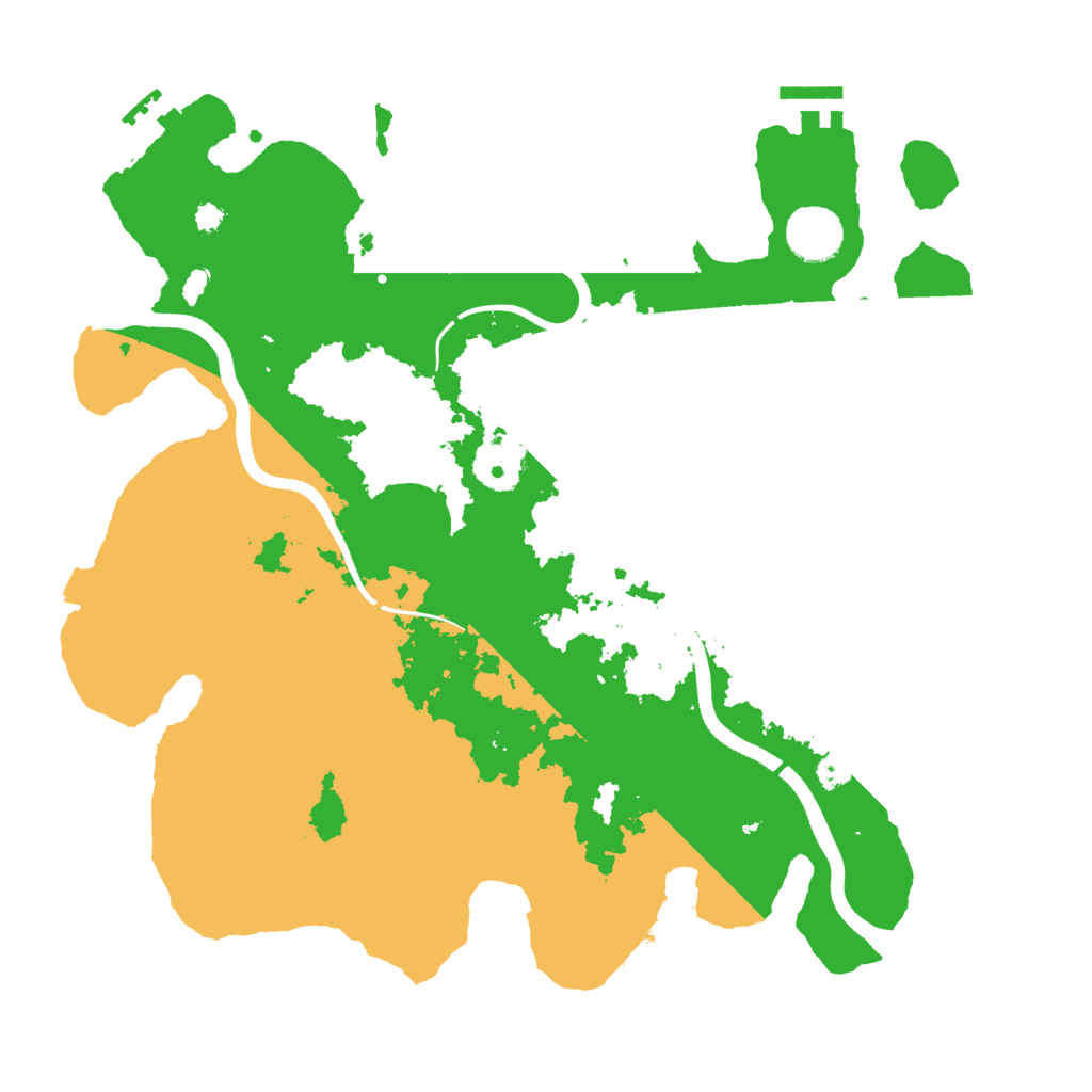 Biome Rust Map: Procedural Map, Size: 3500, Seed: 994722955