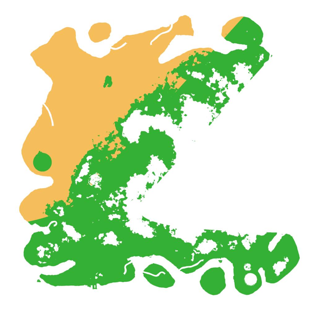 Biome Rust Map: Procedural Map, Size: 4500, Seed: 95435933