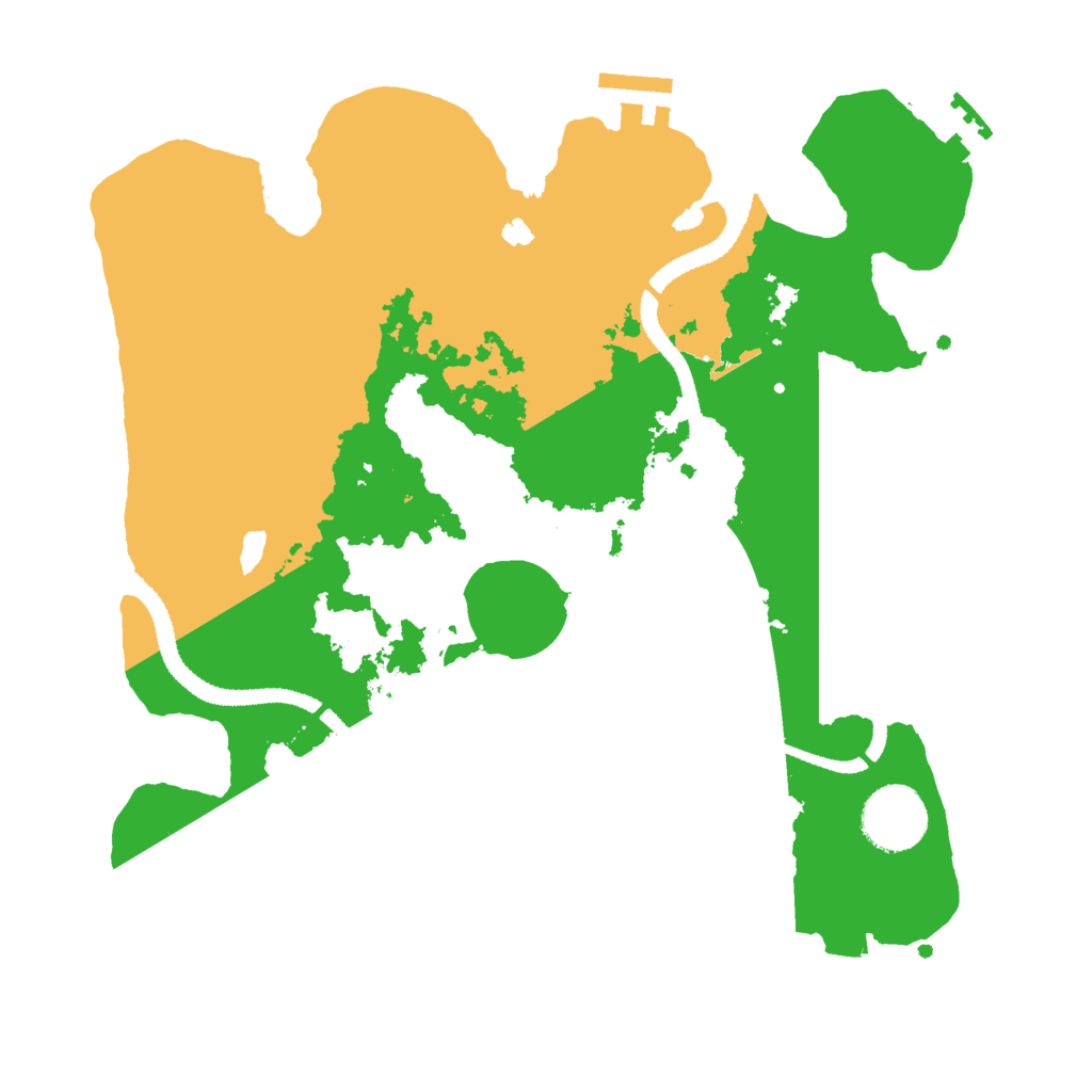 Biome Rust Map: Procedural Map, Size: 3000, Seed: 4567546