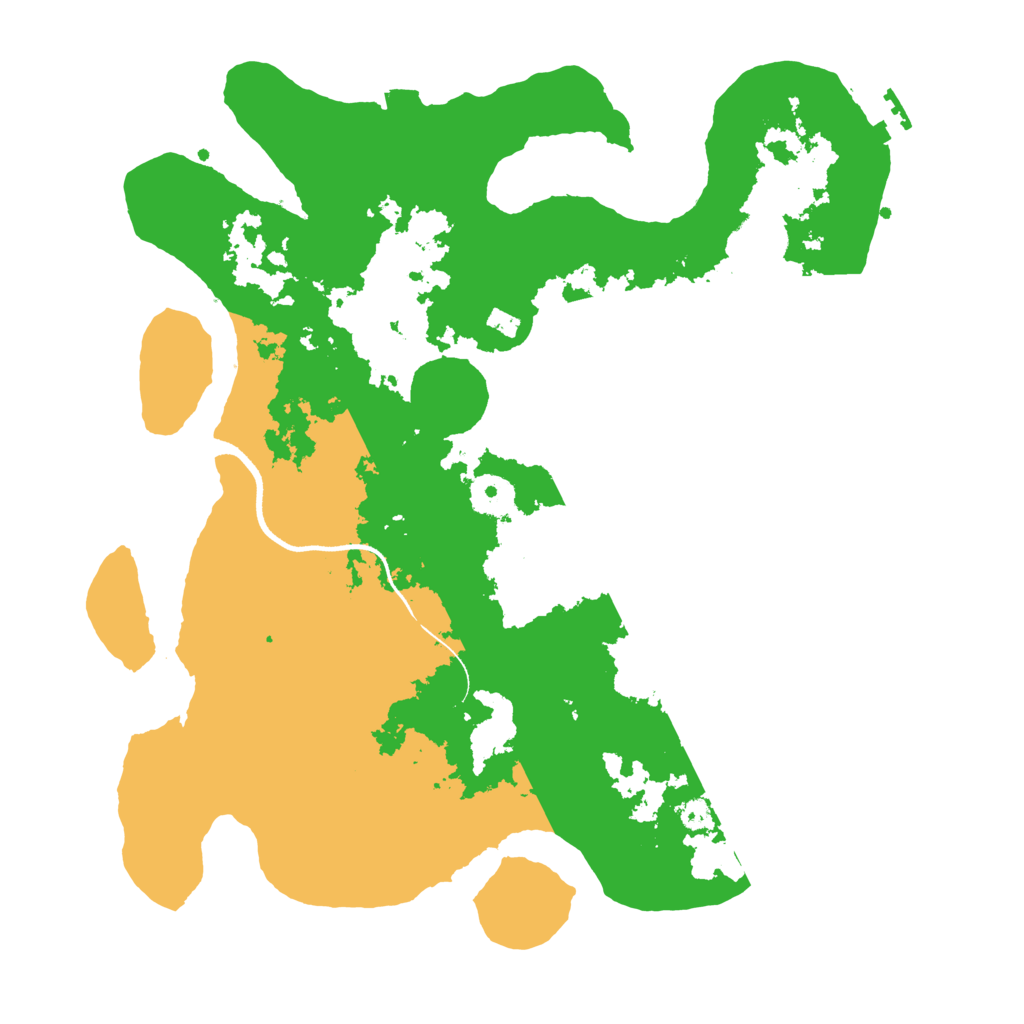 Biome Rust Map: Procedural Map, Size: 3500, Seed: 546327
