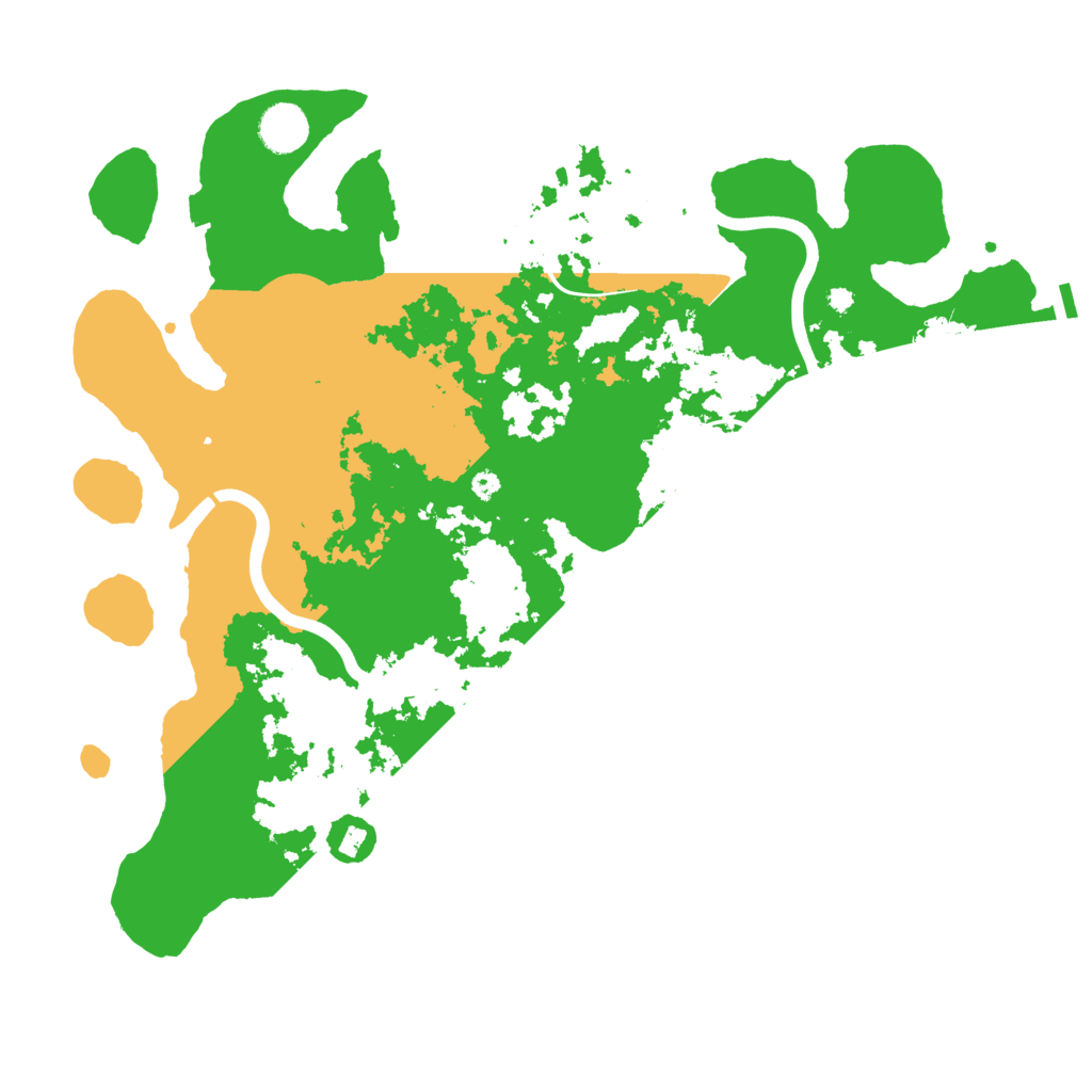 Biome Rust Map: Procedural Map, Size: 3950, Seed: 21767167