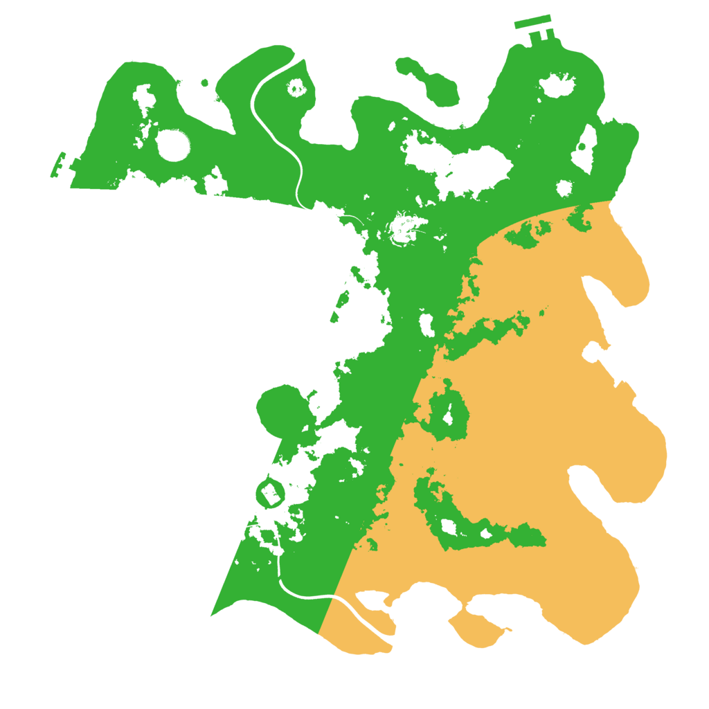 Biome Rust Map: Procedural Map, Size: 3900, Seed: 7109363