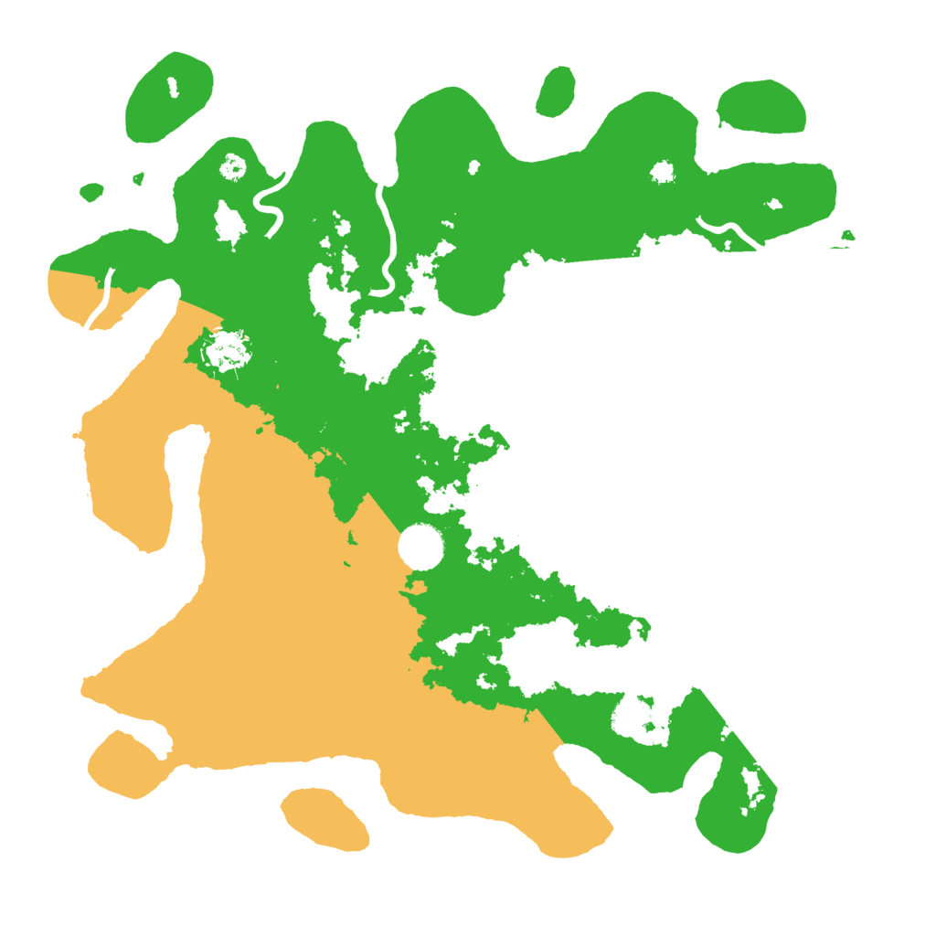 Biome Rust Map: Procedural Map, Size: 3700, Seed: 82360676