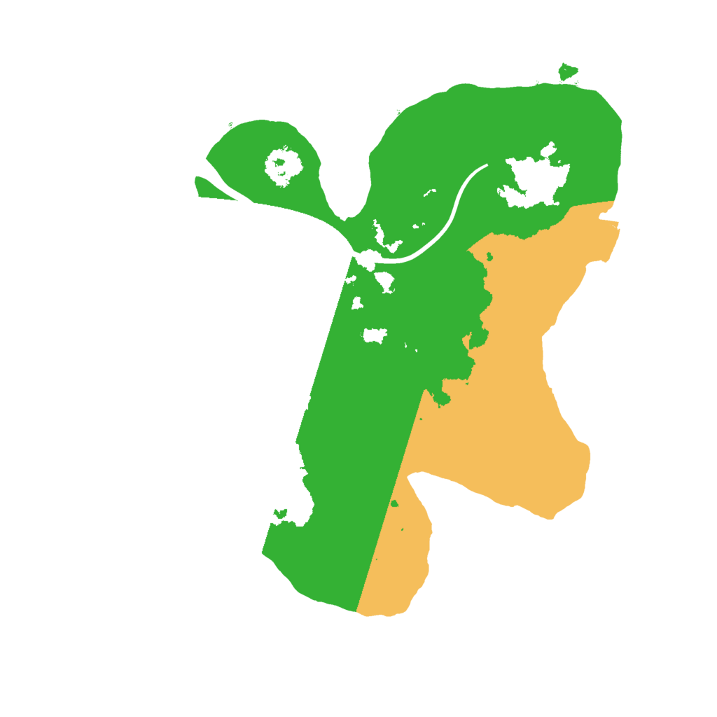 Biome Rust Map: Procedural Map, Size: 2000, Seed: 20230613