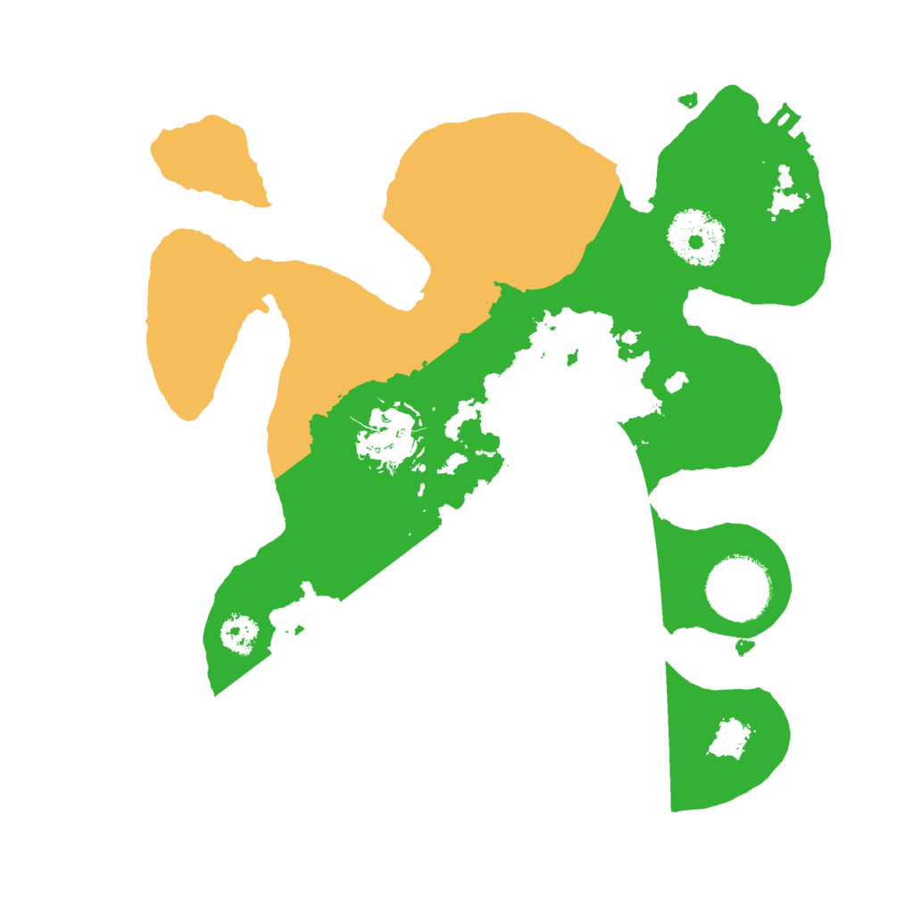 Biome Rust Map: Procedural Map, Size: 2500, Seed: 1495297155