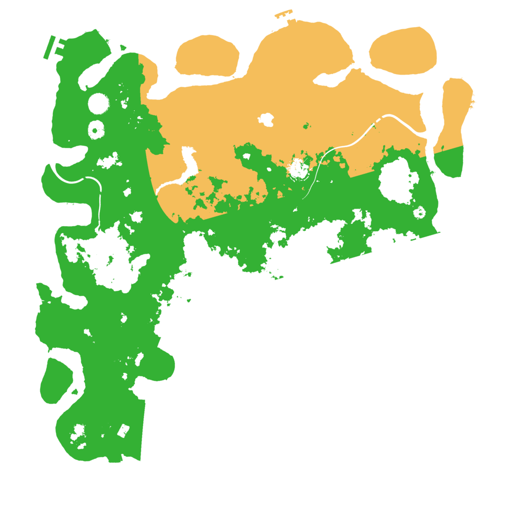 Biome Rust Map: Procedural Map, Size: 4300, Seed: 1338