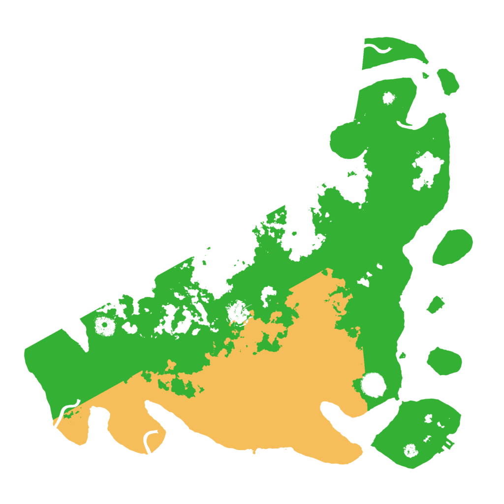 Biome Rust Map: Procedural Map, Size: 3800, Seed: 93003889