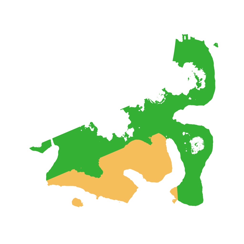 Biome Rust Map: Procedural Map, Size: 2600, Seed: 73958704