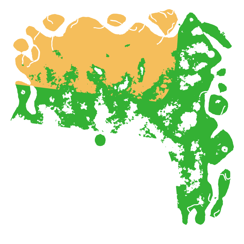 Biome Rust Map: Procedural Map, Size: 6000, Seed: 677