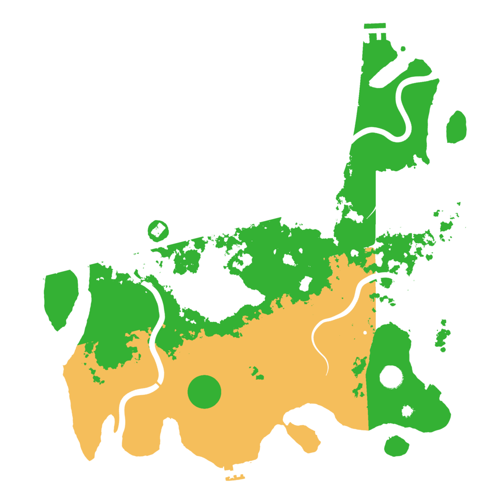 Biome Rust Map: Procedural Map, Size: 3950, Seed: 60262011