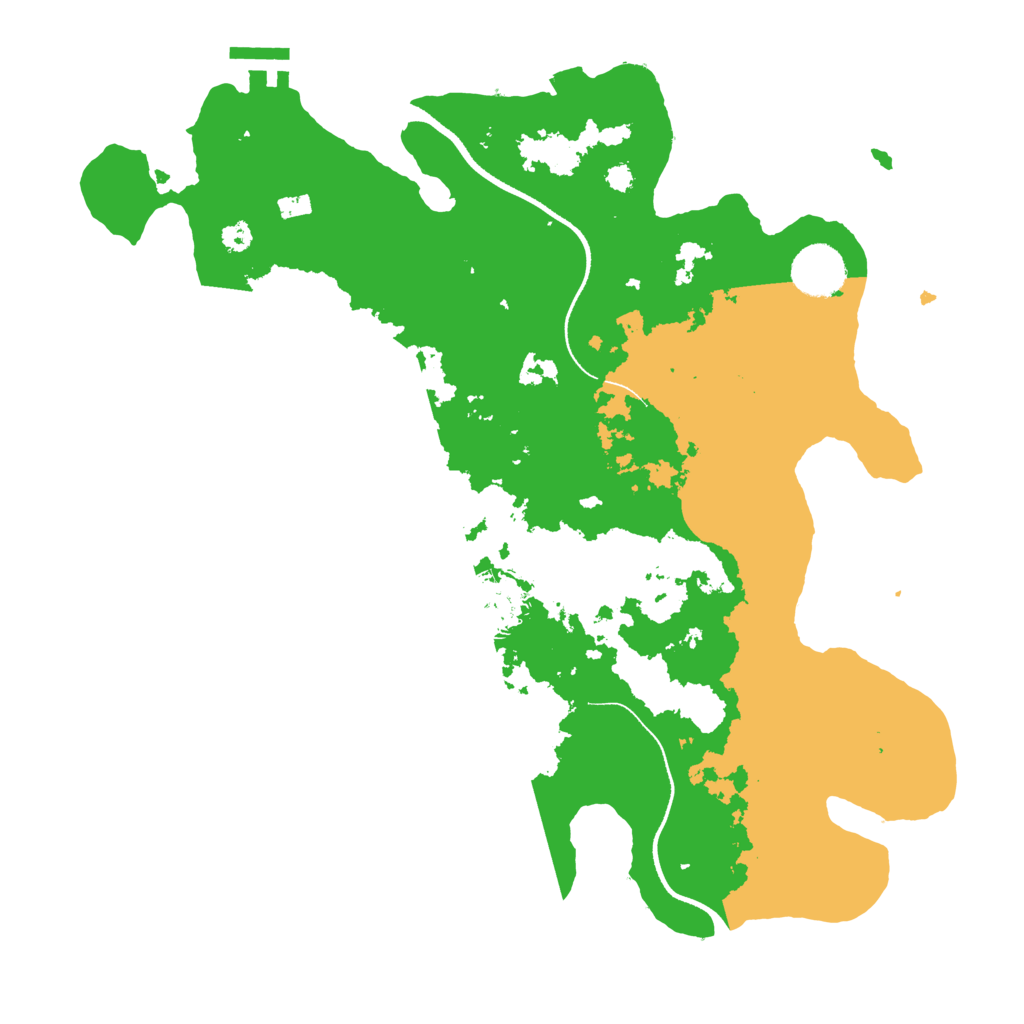 Biome Rust Map: Procedural Map, Size: 3450, Seed: 76890252