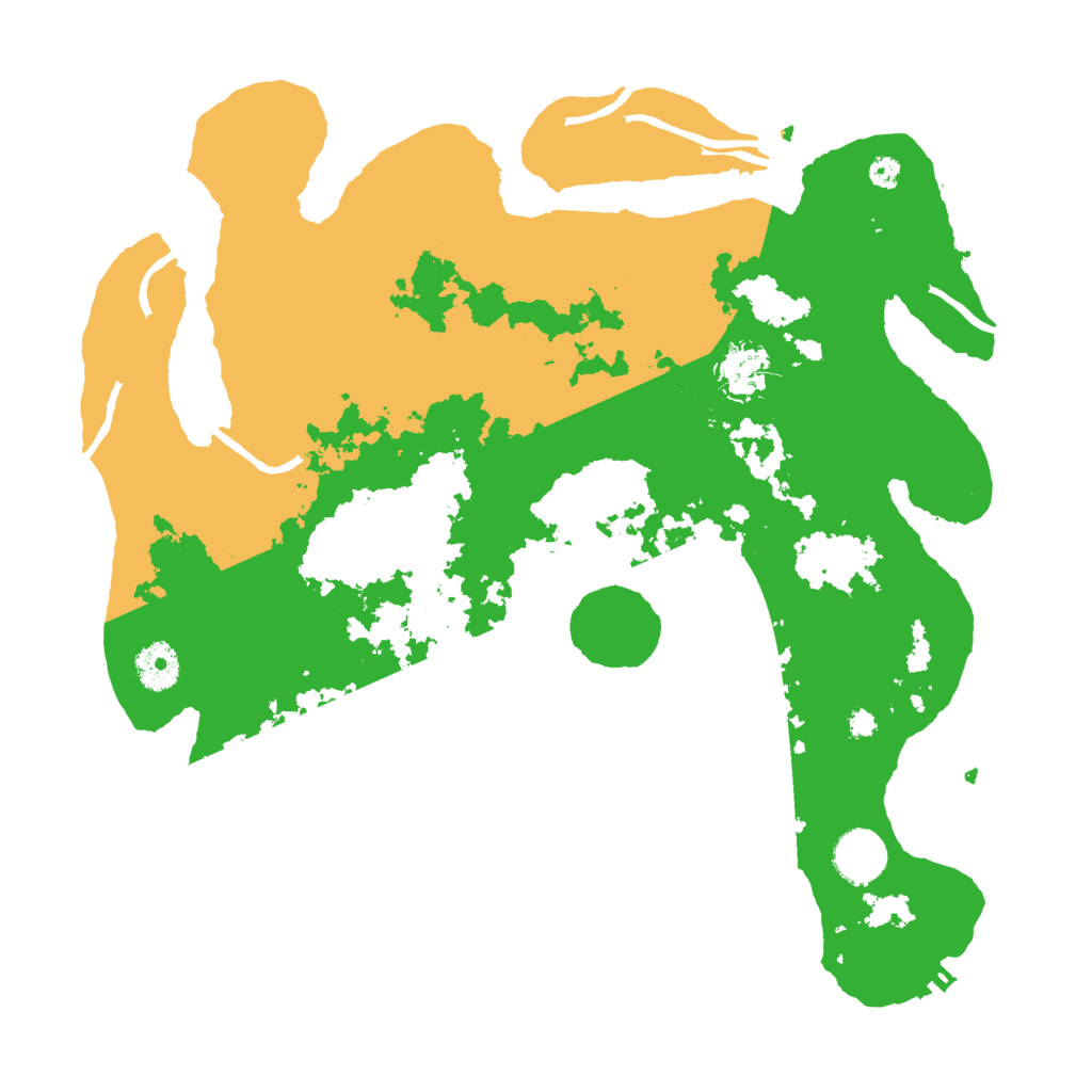 Biome Rust Map: Procedural Map, Size: 3600, Seed: 96573191