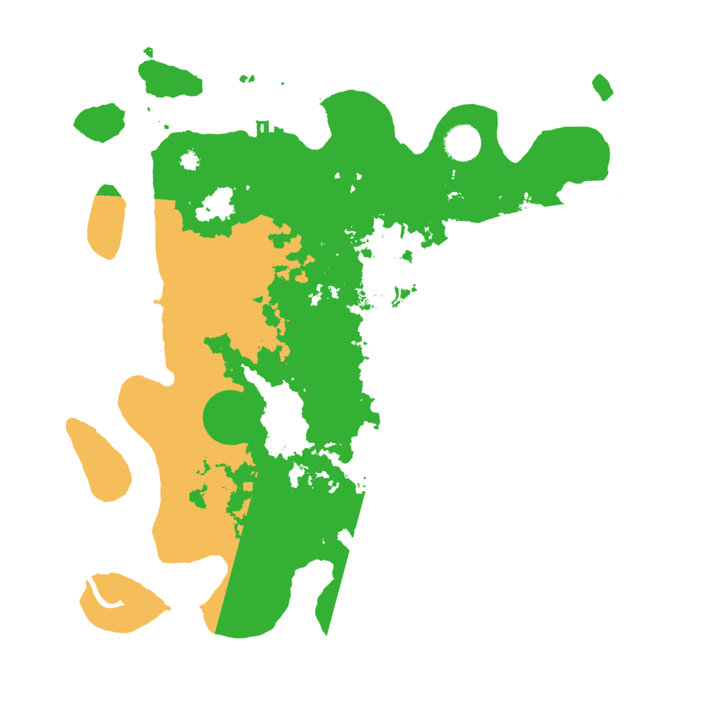 Biome Rust Map: Procedural Map, Size: 3500, Seed: 22928998