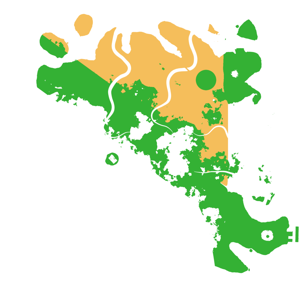 Biome Rust Map: Procedural Map, Size: 3950, Seed: 20161431
