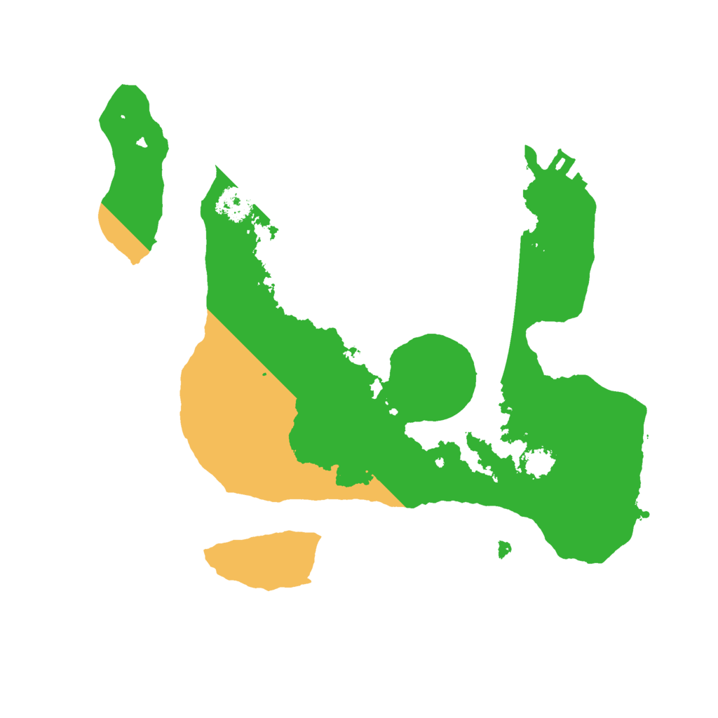 Biome Rust Map: Procedural Map, Size: 2200, Seed: 1565948036